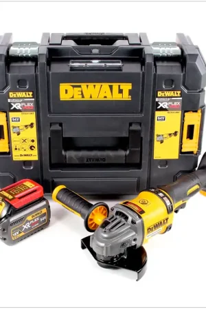 Prix Choc DeWalt DCG 414 54 V XR Flexvolt Brushless Meuleuse d'angle sans fil 125 mm + Coffret de transport + 1x Batterie DCB 546 54V 6 Ah - sans Chargeur