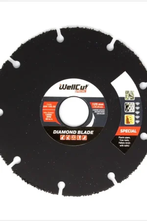 Prix Réduit WellCut Diamond Blade Disque à tronçonner diamanté - 125 x 22,2 mm Special (334 - 125 / 22)