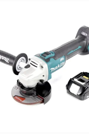 Makita DGA 456 A1 Meuleuse d'angle sans fil 18V, 115mm, sans balai + 1x Batterie 2,0 Ah - sans chargeur Marque
