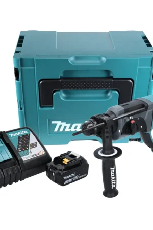 Makita DHR 202 RT1J 18 V Perforateur Burineur SDS-Plus avec boîtier Makpac + 1x Batterie 5,0 Ah + Chargeur Achetez Aujourd'hui