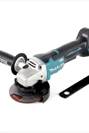 Petit Prix Makita DGA 455 Z 18 V 115 mm Brushless Li-Ion Meuleuse d'angle sans fil Solo - sans Accessoires, ni Batteries, ni Chargeur