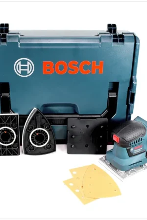 Bosch Professional GSS 18 V-10 Ponceuse vibrante sans fil avec boîtier L-Boxx sans Batterie ni Chargeur ( 06019D0202 ) Pas Cher