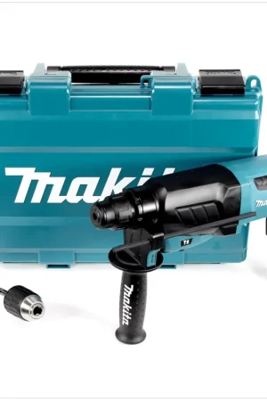 Makita HR 2630 X7 - 800 Watt 2,4 Joules Perforateur burineur SDS Plus avec Coffret de transport Offre Limitée
