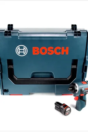 Seulement Aujourd'hui Bosch GSR 12V-20 HX Professional Visseuse sans fil avec boîtier L-Boxx + 1x GBA 12V 2,5 Ah Batterie