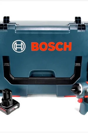 Bosch GSR 12V-20 HX Professional Visseuse sans fil avec boîtier L-Boxx + 1x GBA 12V 4 Ah Batterie Commande En Gros