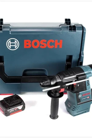 Bosch GBH 18 V-26 Perforateur sans fil Professional SDS-Plus avec Boîtier de transport L-Boxx + 1x Batterie GBA 6 Ah - sans Chargeur Prix Promo