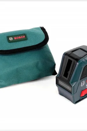 Pas Cher Bosch GLL 2-10 Laser en croix avec Etui de Protection - Portée 10 M ( 0601063L00 )