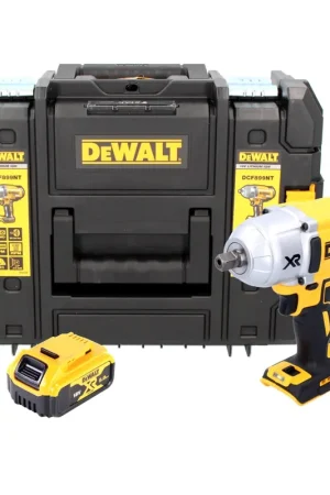 Commander Maintenant DeWalt DCF 899 18 V Boulonneuse à chocs sans fil Brushless 950 Nm 1/2" avec boîtier TSTAK + 1 x DCB 184 5,0 Ah Batterie