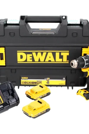 DeWalt DCD 791 D2 Perceuse-visseuse sans fil 18 V 70 Nm Brushless + 2x batterie 2,0 Ah + chargeur + TSTAK Super Prix