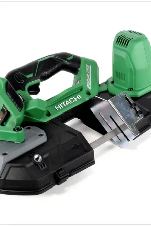 Retour Gratuit Hitachi CB 18 DBL 18 V Scie à ruban sans fil et sans balais - sans accessoires, sans batterie, sans chargeur
