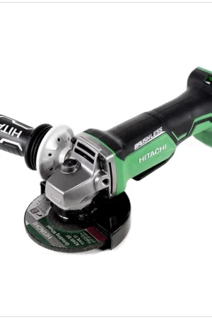 Hitachi G 18 DBAL Meuleuse d'angle sans fil 18V 115mm, sans balai, solo - sans batterie, sans chargeur Marque