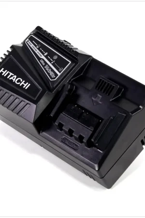 Hitachi UC 18YFSL Chargeur de Batterie Ventilé 14,4 - 18 V pour les Batteries à glissière de Hitachi Commander Vite