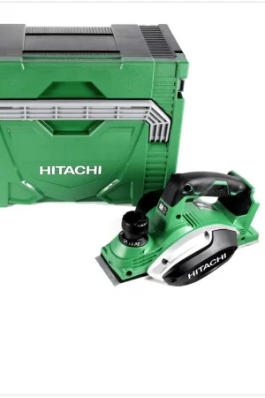 Acheter En Ligne Hitachi P 18 DSL Rabot sans fil 18 V Li-Ion 82 mm Solo + Coffret de transport Hitachi Sytem Case HSC Typ 3