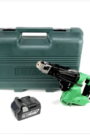 Top Vente Hitachi WF 18 DSL Visseuse à montage rapide sans fil + Coffret de transport + 1x Batterie 6,0 Ah - sans chargeur