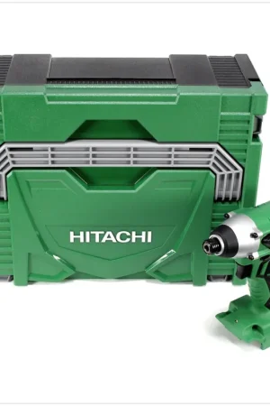 Hitachi WH 18 DGL 18V Visseuse à chocs sans fil + Hitachi System Case HSC Type 2 - sans batterie, sans chargeur Top Vente