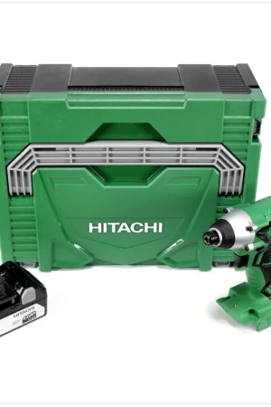 Hitachi WH 18 DGL 18V Visseuse à chocs sans fil + Hitachi system case HSC type 2 + 1x Batterie 4.0 Ah - sans chargeur Remise