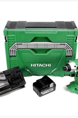 Hitachi WH 18 DGL 18V Visseuse à chocs sans fil + Coffret système Hitachi HSC type 2 + 1x Batterie 6,0 Ah + Chargeur Acheter En Ligne