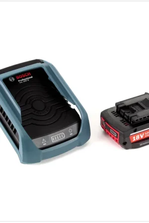 Bosch Kit de départ WLC 18 V chargement sans fil + 1x Batterie GBA 2,0 Ah MW-B + Chargeur GAL 1830 W ( 1600A003NA ) Nouvelle Collection