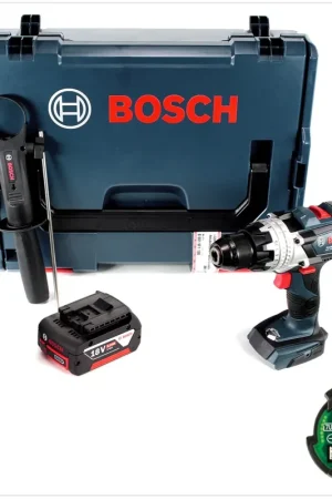 Offre Exclusive Bosch GSR 18 V-85 C Professional Li-Ion Brushless Perceuse-visseuse sans fil avec boîtier L-Boxx + Module Bluetooth + 1x Batterie GBA 6,0 Ah