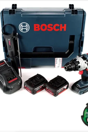 Bosch GSR 18 V-85 C Professional Li-Ion Brushless Perceuse-visseuse sans fil avec boîtier L-Boxx + Module Bluetooth + 2x Batteries GBA 6,0 Ah + Chargeur Petit Prix