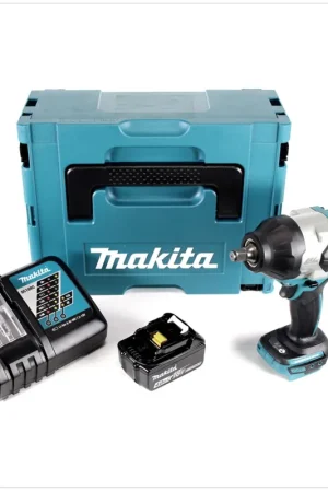 Makita DTW 1002 RM1J Clé à choc 1/2" 18V 1000Nm Brushless + 1x batterie 4,0Ah + chargeur + Makpac Vente Directe