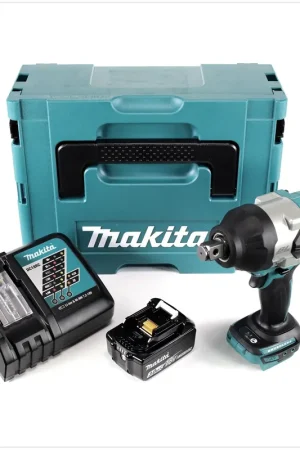 Makita DTW 1001 RF1J Clé à choc sans fil 18V 3/4" 1050Nm Brushless + 1x batterie 3,0Ah + chargeur + Makpac Authentique