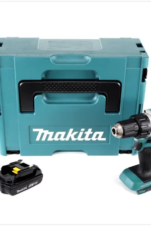 Makita DDF 484 Y1J Perceuse-visseuse sans fil 18 V Brushless 54 Nm en Makpac avec 1x BL 1815 N batterie 1,5 Ah Bon Marché
