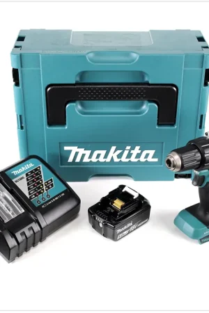 Makita DDF 484 RT1J Perceuse-visseuse sans fil 18V 54Nm + 1x batterie 5,0Ah + chargeur dans Makpac Meilleur Choix