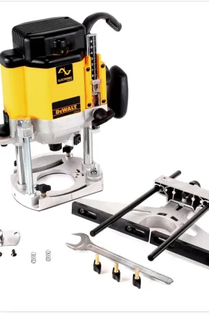 Usine Directe DeWalt DW 625 E 2000 W Défonceuse avec accessoires