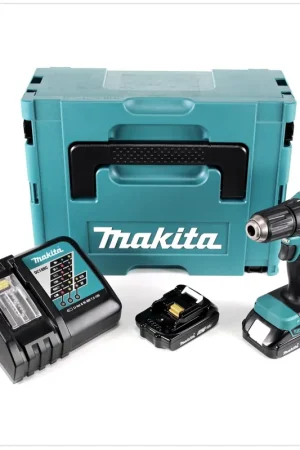 Commande En Gros Makita DDF 483 RYJ 18 V Perceuse visseuse sans fil avec boîtier Makpac + 2x Batteries BL 1820 2,0 Ah + Chargeur DC18RC