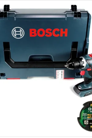 Jusqu'à Épuisement Des Stocks Bosch GSR 18 V-60 C Professional Li-Ion Brushless Perceuse-visseuse sans fil avec boîtier L-Boxx + Module de connectivité Bluetooth GCY 30-4 - sans Batterie, ni Chargeur