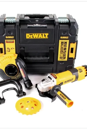 DeWalt DWE 4257 KT Meuleuse 1500 Watt avec boîtier TStak + Plateau de surfaçage diamanté Turbo Jusqu'à Épuisement Des Stocks
