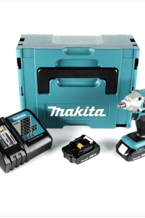 Achetez Aujourd'hui Makita DTW 190 RYJ 18V Li-Ion Boulonneuse à chocs sans fil avec boîtier Makpac + 2x Batteries BL 1820 2,0 Ah + Chargeur rapide DC 18 RC