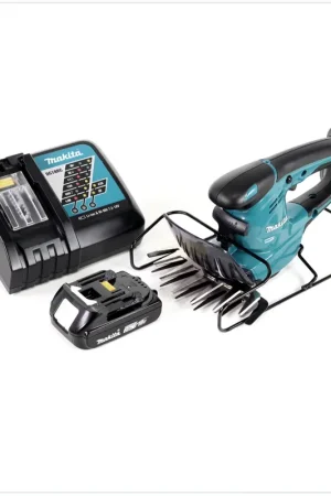 Authentique Makita DUM 168 RA1 18V Li-ion Taille-herbes sans fil + 1x Batterie BL1820 2,0 Ah + Chargeur DC18RC