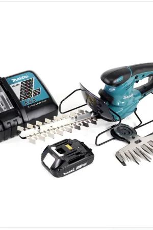 Prix Bas Makita DUM 168 18V Li-ion Taille-herbes sans fil + 1x Batterie BL1820 2,0 Ah + Chargeur DC18RC + 1x lame UH 200 D de 20 cm