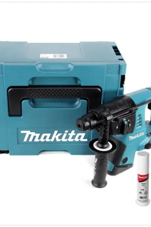 Authentique Makita DHR 263 ZJ SDS-Plus Perforateur burineur sans fil 2x18V = 36 V avec boîtier Makpac 4 + Graisse pour emmanchement