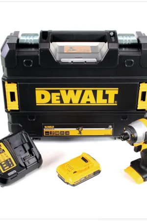 Dewalt DCF 885 D1 18V XR Li-ion Visseuse à Chocs sans fil avec boîtier TSTAK + 1x Batterie DCB 183 18V - 2 Ah XR Li-Ion + Chargeur DCB 115 Marque