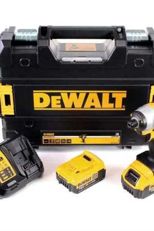 Bon Plan Dewalt DCF 885 P2 18V XR Li-ion Visseuse à Chocs sans fil avec boîtier TSTAK + 2x Batteries DCB 184 18 V 5 Ah XR Li-Ion + Chargeur DCB 115