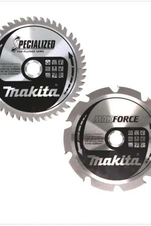 Makita B-49345 - Jeu de 2 Lames de Scie Circulaire Carbure B-09298 et B-08159 Acheter Direct