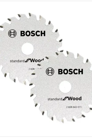 Petit Prix Bosch Optiline Wood ST WO H Lame de scie circulaire 85x15-20, 2 pcs. (2x 2608643071)