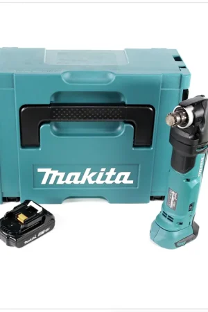 Vente Directe Makita DTM 51 Découpeur-ponceur multifonctions sans fil 18V Li-Ion + 1x Batterie BL 1820 18V 2,0 Ah Li-Ion + Coffret Makpac - sans chargeur