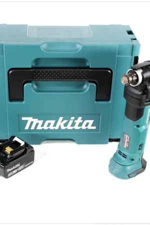 Makita DTM 51 F1J Découpeur-ponceur multifonctions sans fil 18V Li-Ion + 1x Batterie BL 1830 18V 3,0 Ah Li-Ion + Coffret Makpac - sans chargeur Certifié