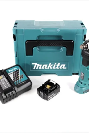 Makita DTM 51 RT1J Découpeur-ponceur multifonctions sans fil 18V Li-Ion + 1x Batterie BL 1850 5,0 Ah Li-Ion + Chargeur rapide DC 18 RC + Coffret Makpac Haute Qualité
