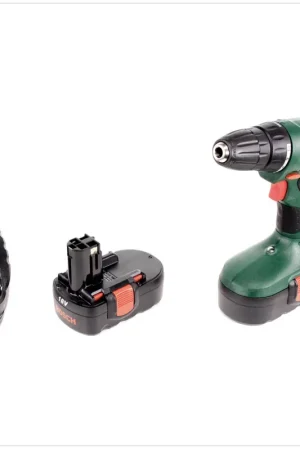 Dernier Modèle Perceuse-visseuse sans fil Bosch PSR 18 V avec 2 batteries et chargeur - sans coffret