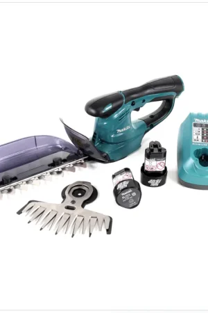 Meilleur Prix Makita UH 200 DWEX Li-Ion Taille-haie taille-herbes sans fil 10,8 V avec Carton + 2x Batteries BL 1013 1,3 Ah + Chargeur DC10WA