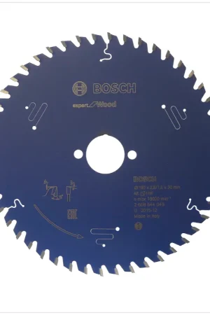 Bosch Lame de scie circulaire Expert pour Bois 190 x 30 x 2,6 mm, 48 Dents ( 2608644049 ) Pas Cher