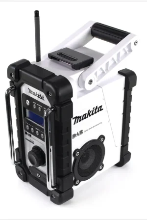 Makita DMR 109 W DAB Radio de chantier Blanc 7,2 - 18 V - Solo Livraison Express
