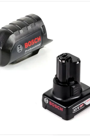 Marque Bosch Power Set avec GAA Professional Adaptateur de Batteries 10,8 V / 12 V pour charger via USB + 1x Batterie GBA 12 V 4,0 Ah Li-Ion