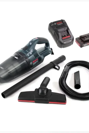 Aspirateur à batterie Bosch GAS 18 V-Li Aspirateur à main 18 V 700 ml + 1 batterie 2,0 Ah + chargeur Livraison Express