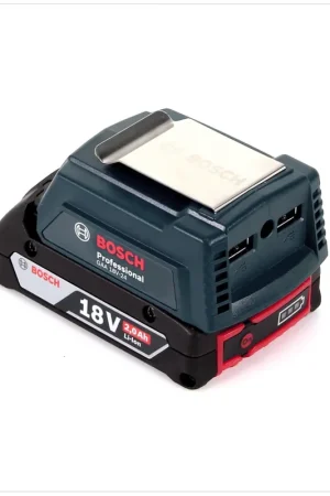Commander Maintenant Bosch Power Set avec GAA Professional Chargeur USB Adaptateur pour Batterie 14,4 V / 18 V + 1x Batterie GBA 18V 2,0 Ah Li-Ion